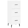 White engineered wood sideboard 34.5x34x90 cm by vidaXL, Sideboards - Ref: Foro24-828620, Price: 72,55 €, Discount: %