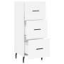 White engineered wood sideboard 34.5x34x90 cm by vidaXL, Sideboards - Ref: Foro24-828620, Price: 72,55 €, Discount: %