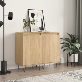 Sideboards 2 pcs engineered wood Sonoma oak 40x35x70 cm by vidaXL, Sideboards - Ref: Foro24-831059, Price: 99,27 €, Discount: %