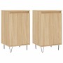 Aparadores 2 uds madera de ingeniería roble Sonoma 40x35x70 cm de vidaXL, Aparadores - Ref: Foro24-831059, Precio: 99,27 €, D...