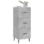 Aparador de madera contrachapada gris hormigón 34,5x34x90 cm de vidaXL, Aparadores - Ref: Foro24-828624, Precio: 73,16 €, Des...