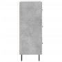 Aparador de madera contrachapada gris hormigón 34,5x34x90 cm de vidaXL, Aparadores - Ref: Foro24-828624, Precio: 73,16 €, Des...