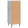 Aparador de madera contrachapada gris hormigón 34,5x34x90 cm de vidaXL, Aparadores - Ref: Foro24-828624, Precio: 73,16 €, Des...