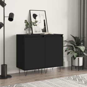 Sideboards 2 Stück, schwarzes Holzwerkstoff, 40 x 35 x 70 cm von vidaXL, Sideboards - Ref: Foro24-831055, Preis: 83,07 €, Rab...