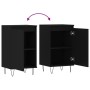 Sideboards 2 pcs black engineered wood 40x35x70 cm by vidaXL, Sideboards - Ref: Foro24-831055, Price: 82,95 €, Discount: %