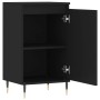 2 black engineered wood sideboards 40x35x70 cm by vidaXL, Sideboards - Ref: Foro24-831039, Price: 69,44 €, Discount: %