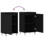 Aparadores 2 uds madera de ingeniería negro 40x35x70 cm de vidaXL, Aparadores - Ref: Foro24-831039, Precio: 69,62 €, Descuent...