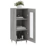 Aparador madera de ingeniería gris Sonoma 34,5x34x90 cm de vidaXL, Aparadores - Ref: Foro24-828778, Precio: 56,39 €, Descuent...