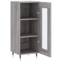 Aparador madera de ingeniería gris Sonoma 34,5x34x90 cm de vidaXL, Aparadores - Ref: Foro24-828778, Precio: 56,39 €, Descuent...