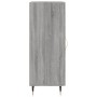 Sonoma gray engineered wood sideboard 34.5x34x90 cm by vidaXL, Sideboards - Ref: Foro24-828778, Price: 56,39 €, Discount: %