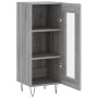 Aparador madera de ingeniería gris Sonoma 34,5x34x90 cm de vidaXL, Aparadores - Ref: Foro24-828794, Precio: 55,01 €, Descuent...