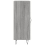 Aparador madera de ingeniería gris Sonoma 34,5x34x90 cm de vidaXL, Aparadores - Ref: Foro24-828794, Precio: 55,01 €, Descuent...