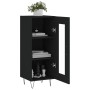 Black plywood sideboard 34.5x34x90 cm by vidaXL, Sideboards - Ref: Foro24-828789, Price: 55,01 €, Discount: %