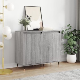 Sideboards 2 pcs Sonoma gray engineered wood 40x35x70 cm by vidaXL, Sideboards - Ref: Foro24-831049, Price: 62,99 €, Discount: %