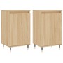 Aparadores 2 uds madera de ingeniería roble Sonoma 40x35x70 cm de vidaXL, Aparadores - Ref: Foro24-831043, Precio: 67,48 €, D...