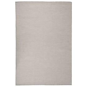 Alfombra de exterior de tejido plano gris taupe 120x170 cm de vidaXL, Alfombras - Ref: Foro24-340781, Precio: 34,99 €, Descue...