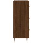 Aparador madera de ingeniería marrón roble 34,5x34x90 cm de vidaXL, Aparadores - Ref: Foro24-828587, Precio: 69,48 €, Descuen...