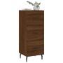 Aparador madera de ingeniería marrón roble 34,5x34x90 cm de vidaXL, Aparadores - Ref: Foro24-828627, Precio: 72,55 €, Descuen...