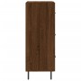 Aparador madera de ingeniería marrón roble 34,5x34x90 cm de vidaXL, Aparadores - Ref: Foro24-828627, Precio: 72,55 €, Descuen...