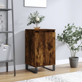 Smoked oak engineered wood sideboard 40x35x70 cm by vidaXL, Sideboards - Ref: Foro24-831078, Price: 45,99 €, Discount: %