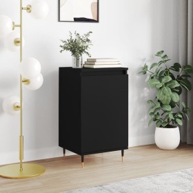 Black engineered wood sideboard 40x35x70 cm by vidaXL, Sideboards - Ref: Foro24-831038, Price: 49,67 €, Discount: %