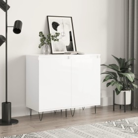 Sideboards 2 pcs glossy white engineered wood 40x35x70 cm by vidaXL, Sideboards - Ref: Foro24-831057, Price: 88,99 €, Discoun...