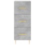 Aparador de madera contrachapada gris hormigón 34,5x34x90 cm de vidaXL, Aparadores - Ref: Foro24-828592, Precio: 66,99 €, Des...