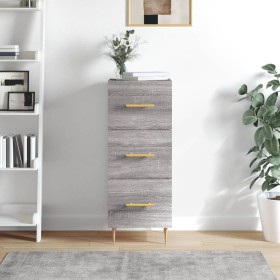 Sonoma gray engineered wood sideboard 34.5x34x90 cm by vidaXL, Sideboards - Ref: Foro24-828594, Price: 68,99 €, Discount: %