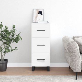 White engineered wood sideboard 34.5x34x90 cm by vidaXL, Sideboards - Ref: Foro24-828628, Price: 78,99 €, Discount: %