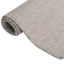 Alfombra de exterior de tejido plano gris taupe 120x170 cm de vidaXL, Alfombras - Ref: Foro24-340781, Precio: 34,81 €, Descue...