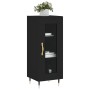 Black plywood sideboard 34.5x34x90 cm by vidaXL, Sideboards - Ref: Foro24-828773, Price: 56,57 €, Discount: %