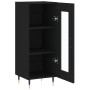 Black plywood sideboard 34.5x34x90 cm by vidaXL, Sideboards - Ref: Foro24-828773, Price: 56,57 €, Discount: %