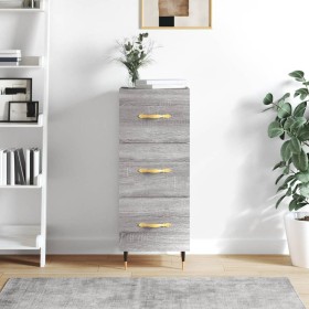 Sonoma gray engineered wood sideboard 34.5x34x90 cm by vidaXL, Sideboards - Ref: Foro24-828586, Price: 67,69 €, Discount: %