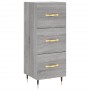 Aparador madera de ingeniería gris Sonoma 34,5x34x90 cm de vidaXL, Aparadores - Ref: Foro24-828586, Precio: 67,59 €, Descuent...