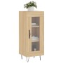 Sonoma oak plywood sideboard 34.5x34x90 cm by vidaXL, Sideboards - Ref: Foro24-828791, Price: 53,74 €, Discount: %