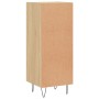 Aparador madera contrachapada color roble Sonoma 34,5x34x90 cm de vidaXL, Aparadores - Ref: Foro24-828791, Precio: 53,74 €, D...