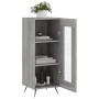 Sonoma gray engineered wood sideboard 34.5x34x90 cm by vidaXL, Sideboards - Ref: Foro24-828770, Price: 42,42 €, Discount: %