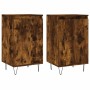 Aparadores 2 uds madera de ingeniería roble ahumado 40x35x70 cm de vidaXL, Aparadores - Ref: Foro24-831063, Precio: 59,48 €, ...