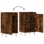 Aparadores 2 uds madera de ingeniería roble ahumado 40x35x70 cm de vidaXL, Aparadores - Ref: Foro24-831063, Precio: 59,48 €, ...