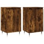 Aparadores 2 uds madera de ingeniería roble ahumado 40x35x70 cm de vidaXL, Aparadores - Ref: Foro24-831047, Precio: 60,49 €, ...