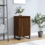 Oak brown engineered wood sideboard 40x35x70 cm by vidaXL, Sideboards - Ref: Foro24-831082, Price: 60,29 €, Discount: %