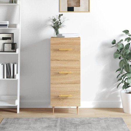 Sonoma oak plywood sideboard 34.5x34x90 cm by vidaXL, Sideboards - Ref: Foro24-828591, Price: 66,72 €, Discount: %