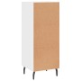 Aparador de madera contrachapada blanco brillante 34,5x34x90 cm de vidaXL, Aparadores - Ref: Foro24-828622, Precio: 77,29 €, ...