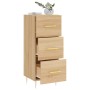 Sonoma oak plywood sideboard 34.5x34x90 cm by vidaXL, Sideboards - Ref: Foro24-828591, Price: 66,72 €, Discount: %