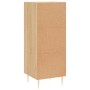 Aparador madera contrachapada color roble Sonoma 34,5x34x90 cm de vidaXL, Aparadores - Ref: Foro24-828591, Precio: 66,72 €, D...