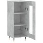 Aparador de madera contrachapada gris hormigón 34,5x34x90 cm de vidaXL, Aparadores - Ref: Foro24-828776, Precio: 54,69 €, Des...