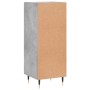 Aparador de madera contrachapada gris hormigón 34,5x34x90 cm de vidaXL, Aparadores - Ref: Foro24-828776, Precio: 54,69 €, Des...