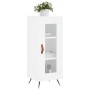 Glossy white plywood sideboard 34.5x34x90 cm by vidaXL, Sideboards - Ref: Foro24-828766, Price: 60,99 €, Discount: %