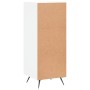 Aparador de madera contrachapada blanco brillante 34,5x34x90 cm de vidaXL, Aparadores - Ref: Foro24-828766, Precio: 60,83 €, ...