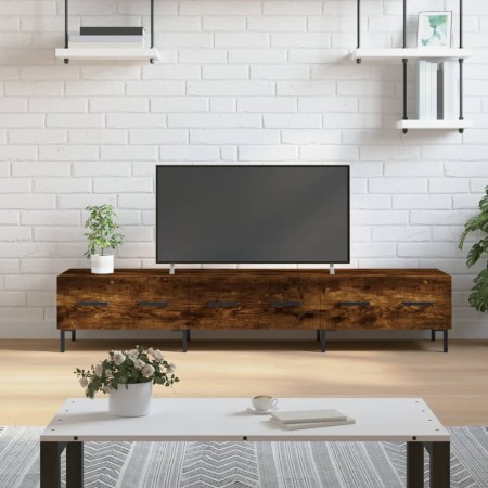 Mueble de TV madera de ingeniería roble ahumado 150x36x30 cm de vidaXL, Muebles TV - Ref: Foro24-829161, Precio: 102,11 €, De...